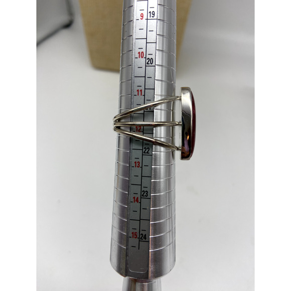 Jay King DTR Mine Finds Ring‎ Sz 12 & Matching Earrings Long Oval Red Coral 925 - Picture 14 of 16